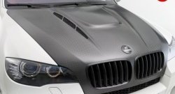 32 249 р. Пластиковый капот Hamman Style BMW X5 E70 рестайлинг (2010-2013) (Неокрашенный)  с доставкой в г. Калуга. Увеличить фотографию 2