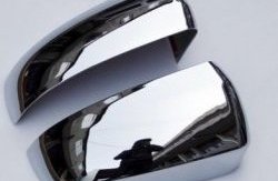 6 899 р. Накладки на зеркала СТ BMW X5 E70 дорестайлинг (2006-2010) (Неокрашенные)  с доставкой в г. Калуга. Увеличить фотографию 2