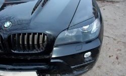 1 149 р. Реснички на фары Tuning-Sport  BMW X5  E70 (2006-2013) (Неокрашенные)  с доставкой в г. Калуга. Увеличить фотографию 1