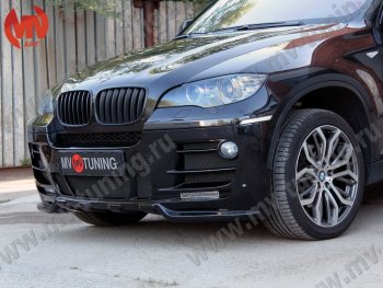 30 999 р. Передний бампер Hamann Style  BMW X6  E71 (2008-2014) (Неокрашенный)  с доставкой в г. Калуга. Увеличить фотографию 3