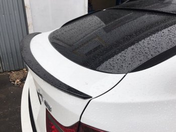 3 399 р. Лип спойлер АВТОКРАТ BMW X6 E71 рестайлинг (2012-2014) (Неокрашенный)  с доставкой в г. Калуга. Увеличить фотографию 3