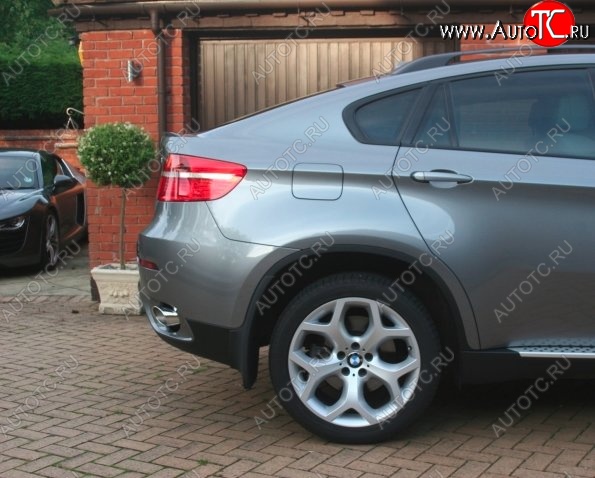 7 449 р. Брызговики CT BMW X6 E71 дорестайлинг (2008-2012)  с доставкой в г. Калуга