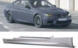 15 349 р. Пороги накладки E92 (Coupe) M3 Style  BMW 3 серия  E92 (2005-2010) купе дорестайлинг (Неокрашенные)  с доставкой в г. Калуга. Увеличить фотографию 1