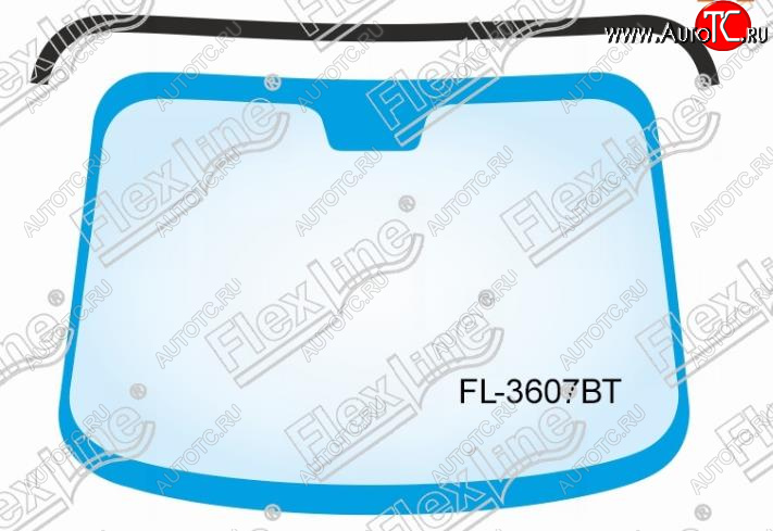 439 р. Молдинг лобового стекла FlexLine BMW 3 серия F31 универсал рестайлинг (2015-2018)  с доставкой в г. Калуга