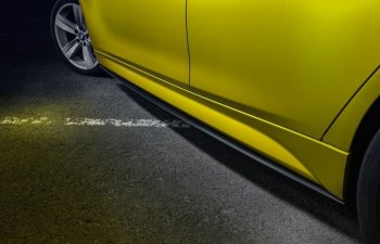 Накладки на пластиковые пороги INMAX BMW (БМВ) 3 серия  F30 (2012-2018) F30 седан дорестайлинг, седан рестайлинг