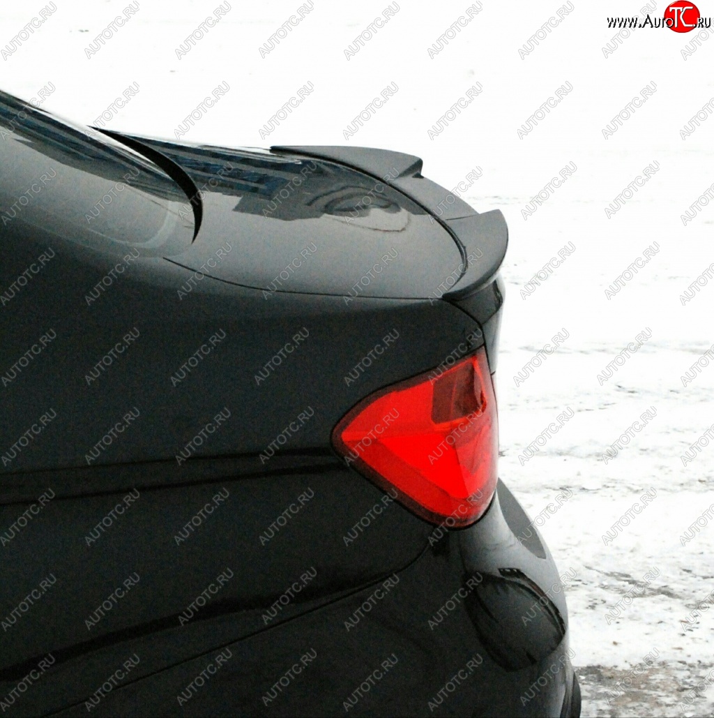 8 239 р. Лип спойлер BS v2  BMW 3 серия  F30 (2012-2018) (Неокрашенный)  с доставкой в г. Калуга