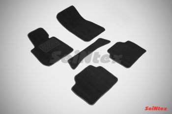 2 699 р. Комплект 3D ковриков в салон Seintexв  BMW 3 серия  F30 (2012-2018) (Чёрный)  с доставкой в г. Калуга. Увеличить фотографию 1