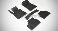 Износостойкие коврики в салон с рисунком Сетка SeiNtex Premium 4 шт. (резина) BMW X1 E84 (2009-2015)