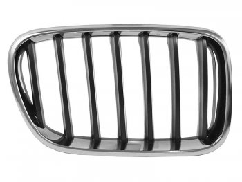 1 669 р. Правая решетка радиатора SAT (черная с хромом)  BMW X3  F25 (2010-2014)  с доставкой в г. Калуга. Увеличить фотографию 1