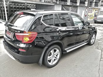 13 549 р. Подножки боковые WINBO OE Style BMW X3 F25 рестайлинг (2014-2017)  с доставкой в г. Калуга. Увеличить фотографию 3