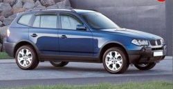 2 449 р. Дефлекторы окон (ветровики) Novline 4 шт.  BMW X3  E83 (2003-2009)  с доставкой в г. Калуга. Увеличить фотографию 1