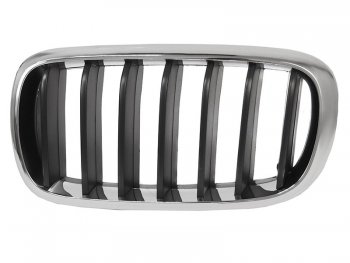 2 499 р. Левая решетка радиатора SAT (черная с хромом)  BMW X5  F15 (2013-2018)  с доставкой в г. Калуга. Увеличить фотографию 1