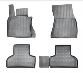 Комплект ковриков в салон Norplast Unidec BMW (БМВ) X5 (Икс5)  F15 (2013-2018) F15  (Цвет: черный)