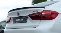 11 199 р. Лип спойлер BS BMW X6 F16 (2014-2020) (Неокрашенный)  с доставкой в г. Калуга. Увеличить фотографию 2