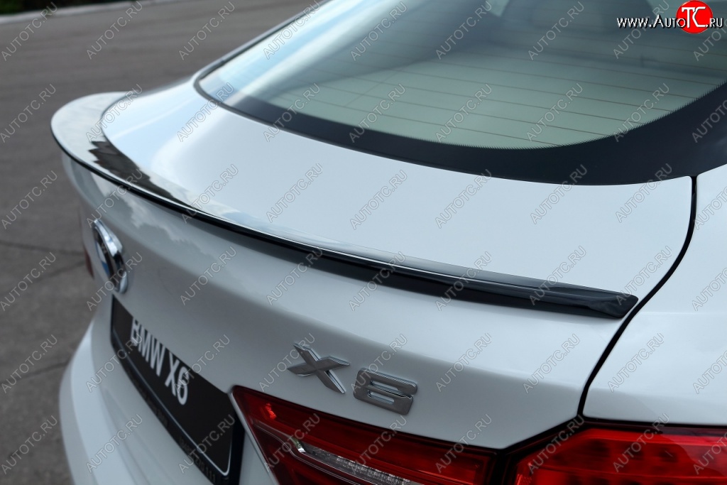 11 199 р. Лип спойлер BS BMW X6 F16 (2014-2020) (Неокрашенный)  с доставкой в г. Калуга