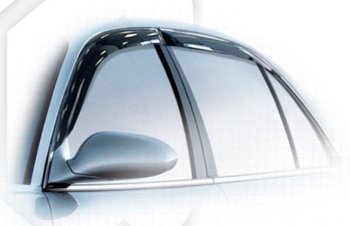 1 999 р. Дефлектора окон CA-Plastic Buick Regal (2005-2008) (Classic полупрозрачный, Без хром молдинга)  с доставкой в г. Калуга. Увеличить фотографию 1