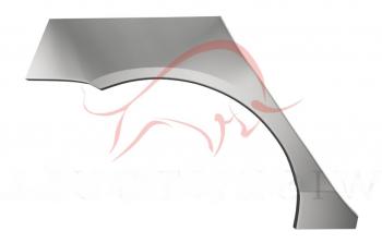 2 189 р. Правая задняя ремонтная арка (внешняя) Wisentbull BYD F3 хэтчбек (2005-2014)  с доставкой в г. Калуга. Увеличить фотографию 1