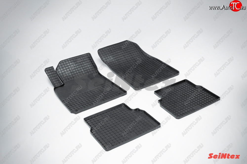 3 999 р. Износостойкие резиновые коврики в салон Сетка Seintex  Cadillac Bls  седан (2006-2011)  с доставкой в г. Калуга