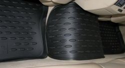 3 869 р. Коврики в салон Element 4 шт. (полиуретан)  Cadillac CTS  седан (2007-2013) (Черный)  с доставкой в г. Калуга. Увеличить фотографию 2