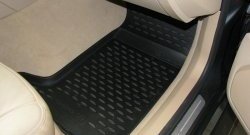 3 869 р. Коврики в салон Element 4 шт. (полиуретан)  Cadillac CTS  седан (2007-2013) (Черный)  с доставкой в г. Калуга. Увеличить фотографию 4
