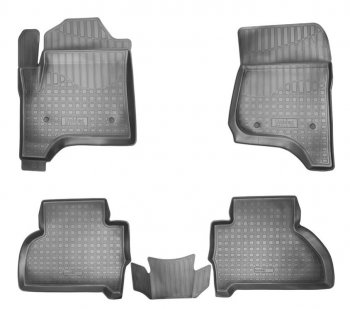 2 869 р. Комплект ковриков в салон Norplast Unidec (5 мест) Chevrolet Tahoe K2UC (2014-2021) (Цвет: черный)  с доставкой в г. Калуга. Увеличить фотографию 1