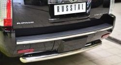 16 999 р. Защита заднего бампера (Ø76 мм, нержавейка) Russtal  Cadillac Escalade  GMT926 джип 5 дв. (2006-2014)  с доставкой в г. Калуга. Увеличить фотографию 2