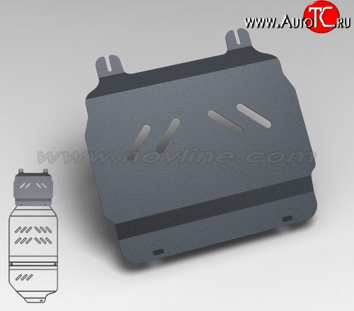 2 569 р. Защита картера двигателя Novline (5.3/6.0/6.2, АКПП, 3 мм) Chevrolet Tahoe GMT900 5 дв. (2006-2013)  с доставкой в г. Калуга