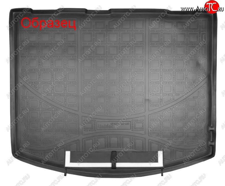 2 689 р. Коврик в багажник Norplast  Changan CS75 (2013-2017) (Черный с фартуком)  с доставкой в г. Калуга