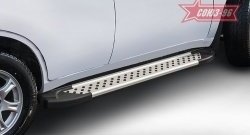 Пороги из алюминиевого профиля Souz-96 Chery Tiggo T11 рестайлинг (2013-2016)