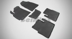 Износостойкие коврики в салон с высоким бортом SeiNtex Premium 4 шт. (резина) Chery Tiggo T11 рестайлинг (2013-2016)