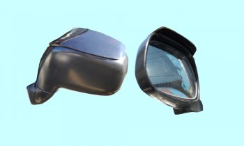 279 р. Козырьки зеркал CA-Plastic  Chery Tiggo 2 (2017-2024) (Classic полупрозрачный)  с доставкой в г. Калуга. Увеличить фотографию 1
