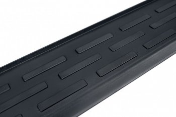 19 349 р. Пороги алюминиевые Slitkoff Chery Tiggo 3 (2014-2020) (Premium Black)  с доставкой в г. Калуга. Увеличить фотографию 3