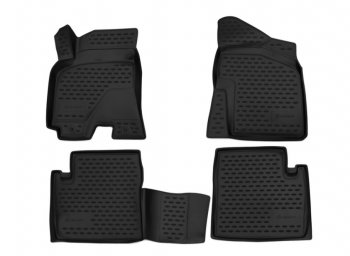 Комплект ковриков салона Element Chery Tiggo 3x (2017-2024)  (Цвет: черный)
