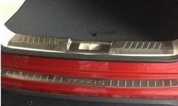 Металлический порожек в багажник автомобиля СТ Chery Tiggo 5 (T21) дорестайлинг (2014-2017)