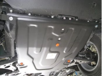 12 299 р. Защита картера двигателя и КПП ALFECO (V-2,4, 2005-2008)  Chery Tiggo T11 (2005-2013) (Алюминий 3 мм)  с доставкой в г. Калуга. Увеличить фотографию 1