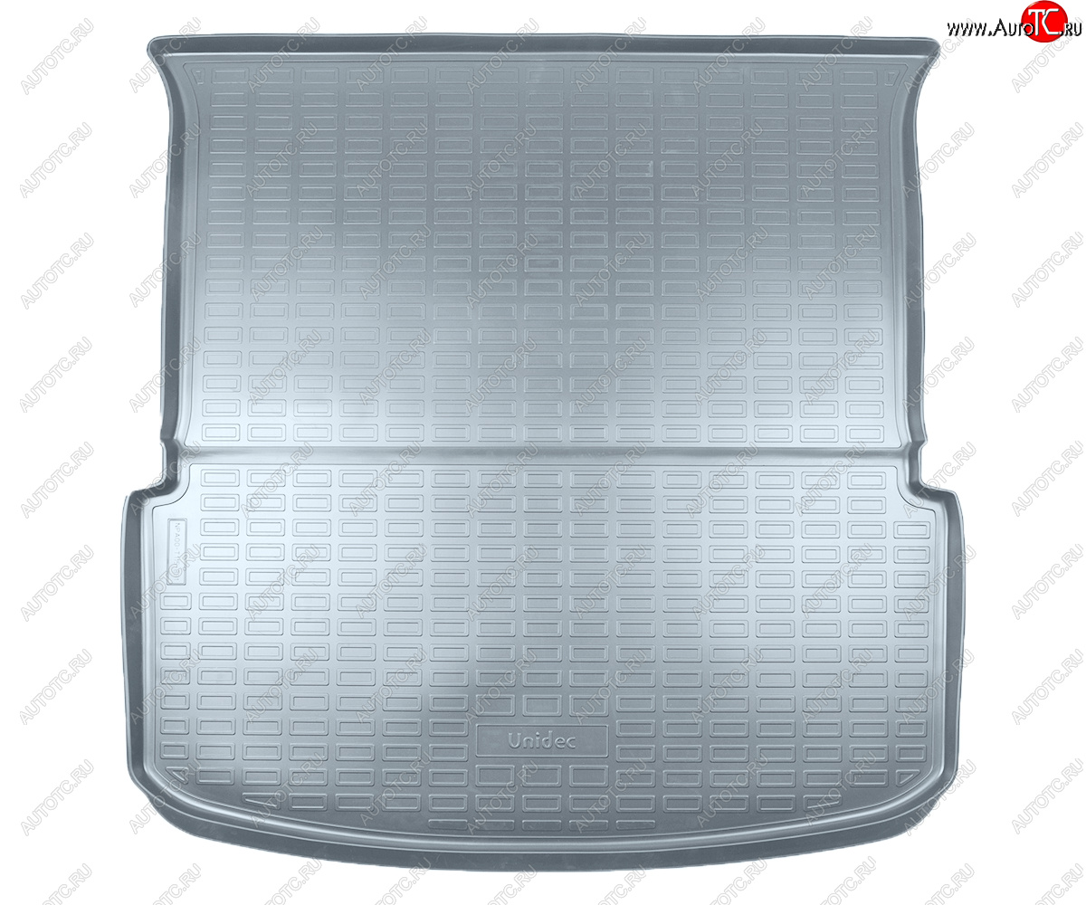 2 249 р. Коврик багажника Norplast Unidec (сложенный 3 ряд)  EXEED VX (2020-2024) (серый)  с доставкой в г. Калуга
