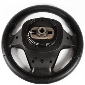 2 779 р. Рулевое колесо Барс-Т Премиум (Ø360 мм, под знак Lada)  Chevrolet Niva 2123 - Niva 2123, Лада 2110 седан - Приора 21728 купе (Черный)  с доставкой в г. Калуга. Увеличить фотографию 6