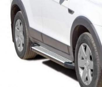 27 799 р. Порожки для ног Бумер (алюминий) Chevrolet Trailblazer GM800 дорестайлинг (2012-2016)  с доставкой в г. Калуга. Увеличить фотографию 1