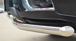 14 599 р. Защита переднего бампера (2 трубыØ63 и 42 мм, нержавейка) Russtal  Chevrolet Trailblazer  GM800 (2012-2016)  с доставкой в г. Калуга. Увеличить фотографию 3