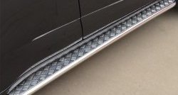 19 799 р. Широкая защита порогов Russtal  Chevrolet Trailblazer  GM800 (2012-2016)  с доставкой в г. Калуга. Увеличить фотографию 2