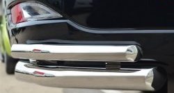 18 799 р. Защита заднего бампера (2 трубы Ø63 и 42 мм уголки, нержавейка) Russtal  Chevrolet Trailblazer  GM800 (2012-2016)  с доставкой в г. Калуга. Увеличить фотографию 3