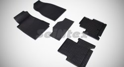 Износостойкие коврики в салон с рисунком Сетка SeiNtex Premium 4 шт. (резина) Chevrolet Trailblazer GM800 дорестайлинг (2012-2016)