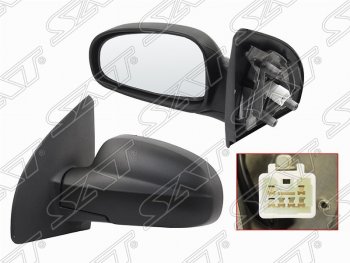 Левое зеркало заднего вида SAT (электрическое) Chevrolet Aveo T300 хэтчбек (2011-2015)