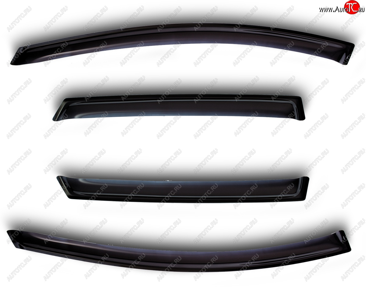 1 869 р. Дефлекторы окон (ветровики) SIM 4 шт  Chevrolet Aveo  T300 (2011-2015)  с доставкой в г. Калуга