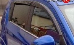 999 р. Комплект дефлекторов окон (ветровиков) 4 шт. (5 дв.) Russtal Chevrolet Aveo T300 хэтчбек (2011-2015)  с доставкой в г. Калуга. Увеличить фотографию 1