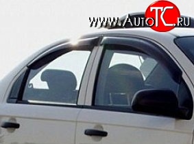 2 199 р. Комплект дефлекторов окон (ветровиков) 4 шт. Novline  Chevrolet Aveo  T200 (2003-2008)  с доставкой в г. Калуга