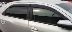999 р. Комплект дефлекторов окон (ветровиков) 4 шт. (рестайлинг) Russtal Chevrolet Aveo T200 седан (2003-2008)  с доставкой в г. Калуга. Увеличить фотографию 1
