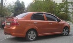 5 099 р. Пороги накладки CT v2  Chevrolet Aveo  T250 (2006-2011) (Неокрашенные)  с доставкой в г. Калуга. Увеличить фотографию 3