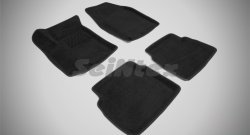 Износостойкие коврики в салон 3D CHEVROLET AVEO черные (компл) Chevrolet (Шевролет) Aveo (Авео)  T200 (2002-2008) T200 хэтчбек 5 дв, седан