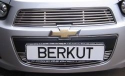 3 999 р. Декоративная вставка воздухозаборника Berkut Chevrolet Aveo T300 седан (2011-2015)  с доставкой в г. Калуга. Увеличить фотографию 1